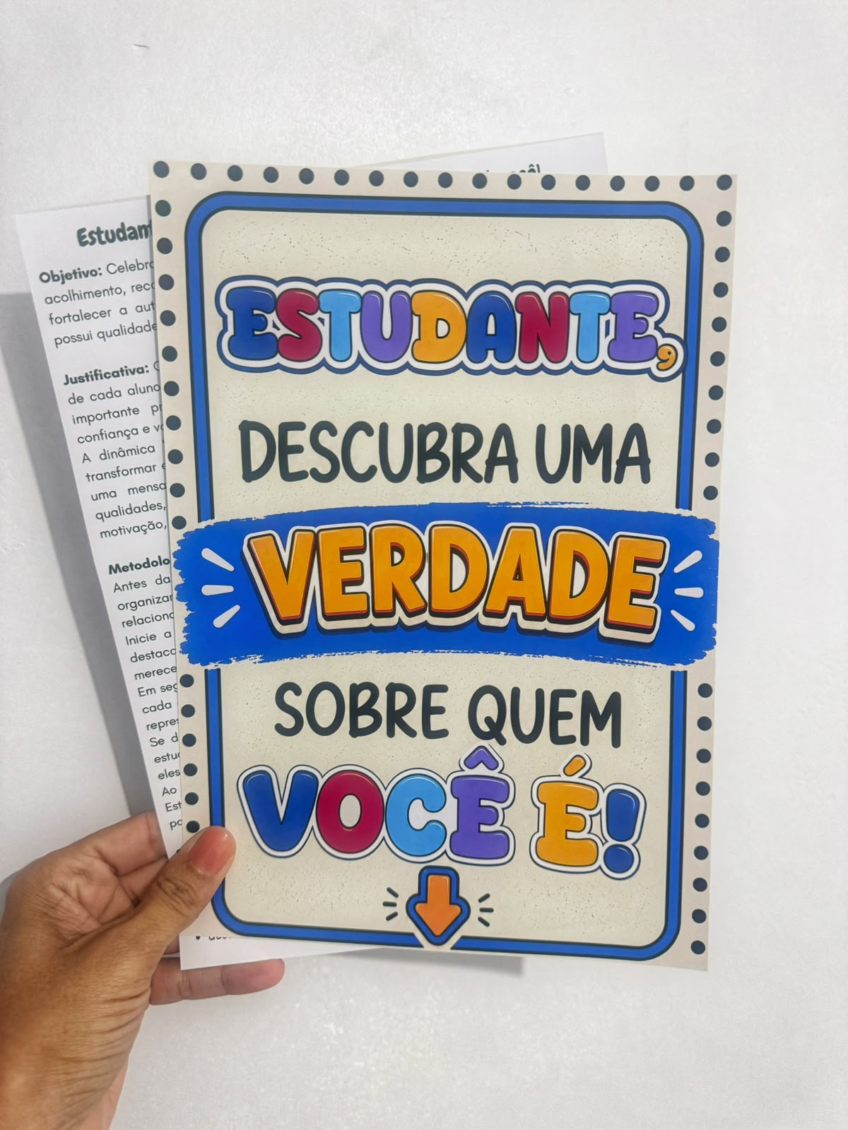 Estudante, Descubra uma verdade sobre quem você é...