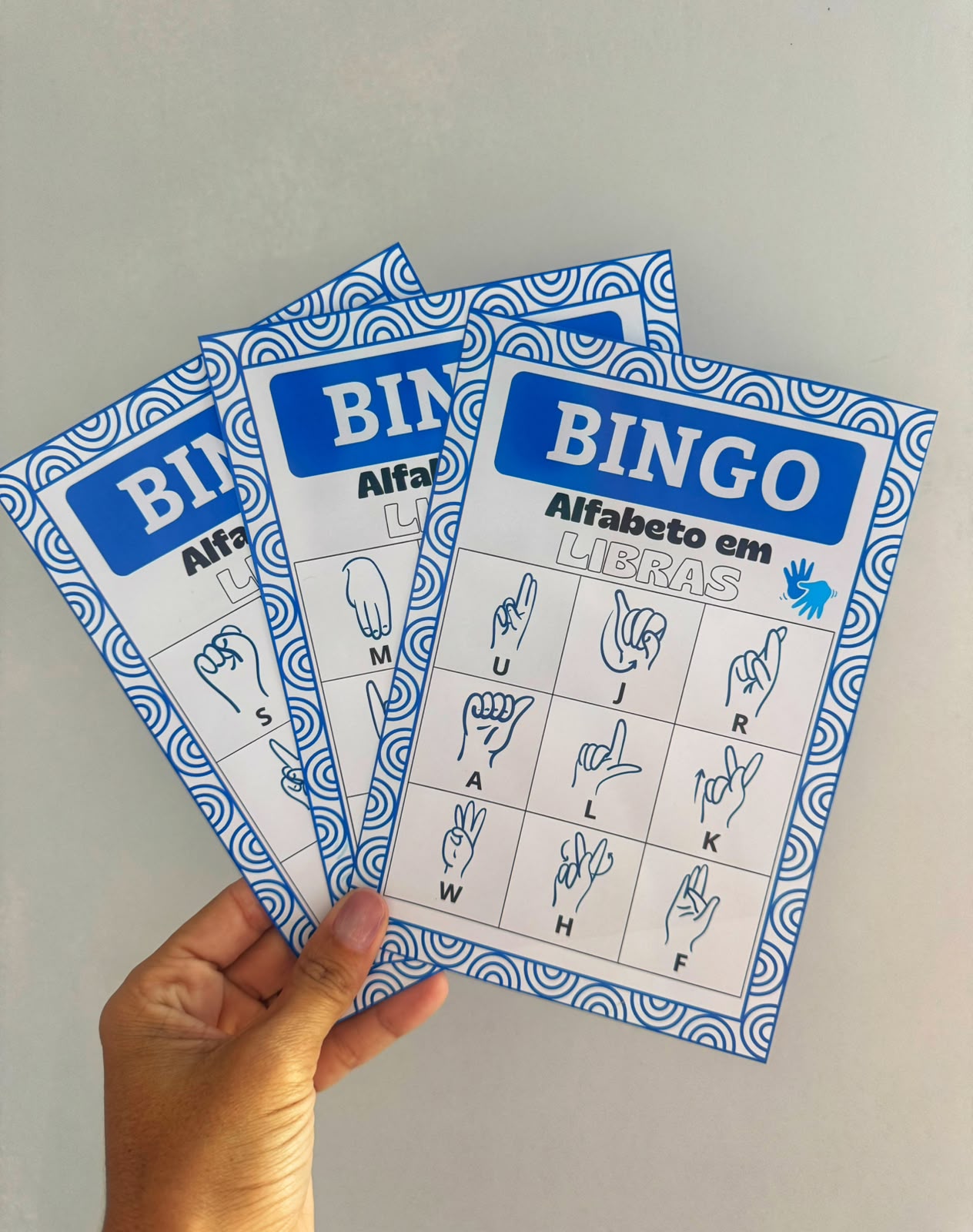 Bingo Alfabeto em Libras - Imagem 3