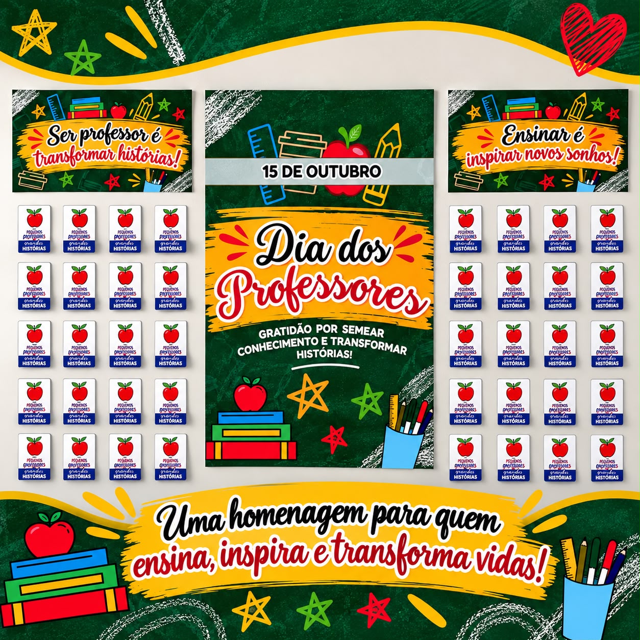 Painel Dia do Professor - Uma homenagem que faz a diferença