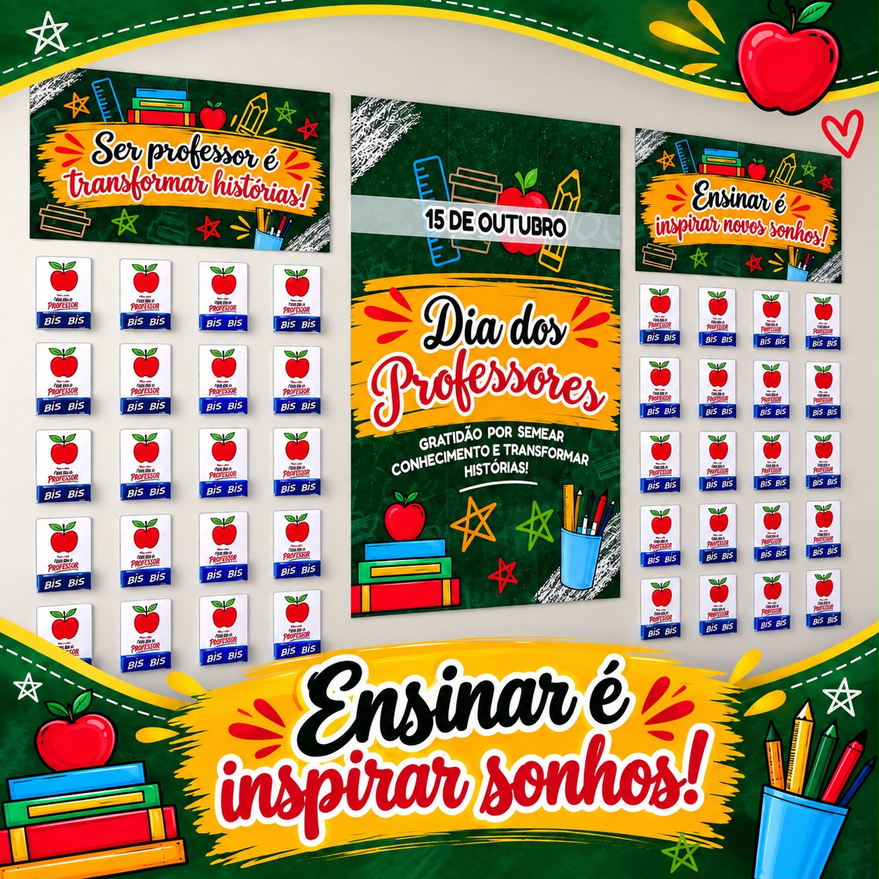 Painel Dia do Professor - Uma homenagem que faz a diferença - Imagem 2